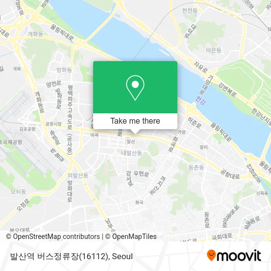 발산역 버스정류장(16112) map