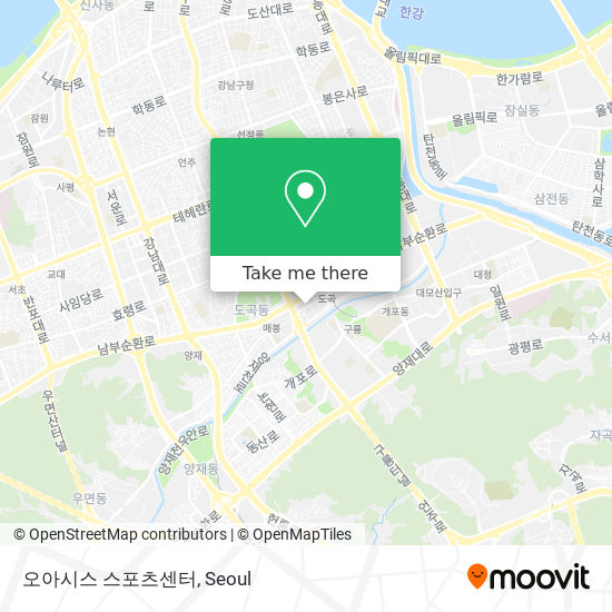 오아시스 스포츠센터 map