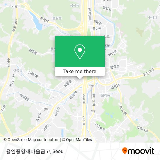 용인중앙새마을금고 map
