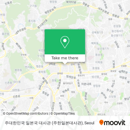 주대한민국 일본국 대사관 (주한일본대사관) map