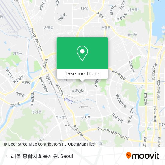 나래울 종합사회복지관 map