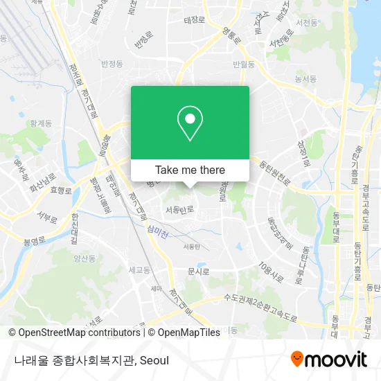 나래울 종합사회복지관 map