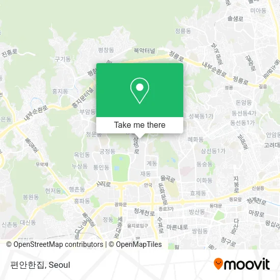 편안한집 map
