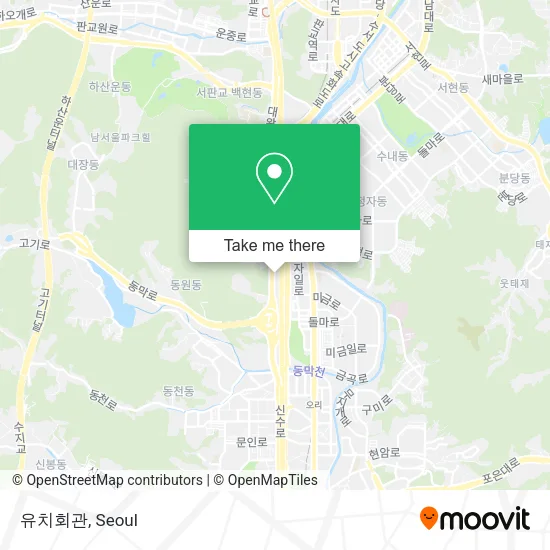 유치회관 map