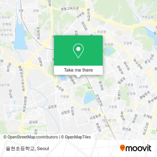 율현초등학교 map