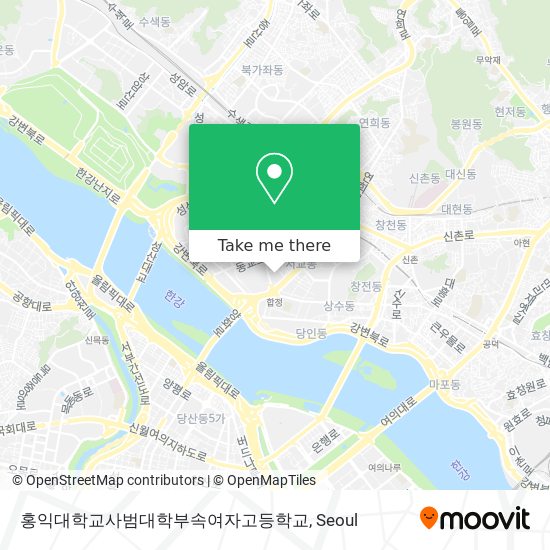 홍익대학교사범대학부속여자고등학교 map