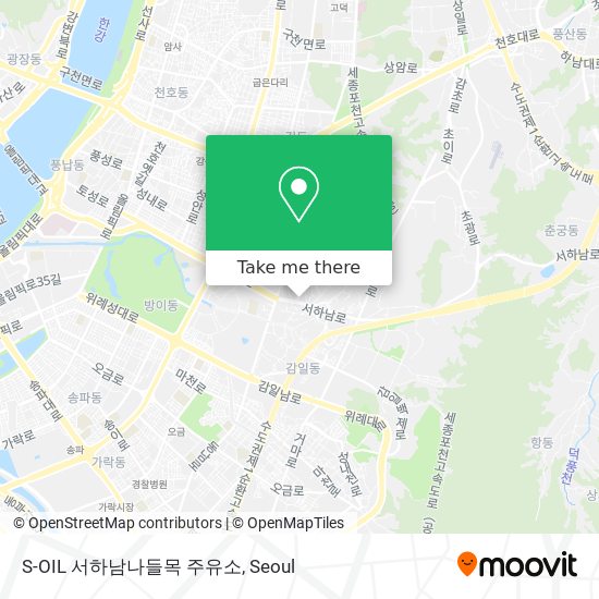 S-OIL 서하남나들목 주유소 map