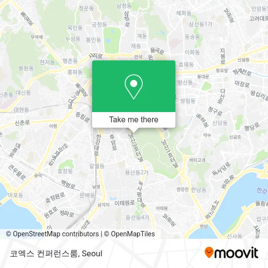 코엑스 컨퍼런스룸 map