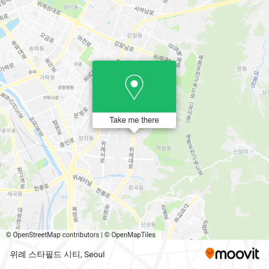 위례 스타필드 시티 map
