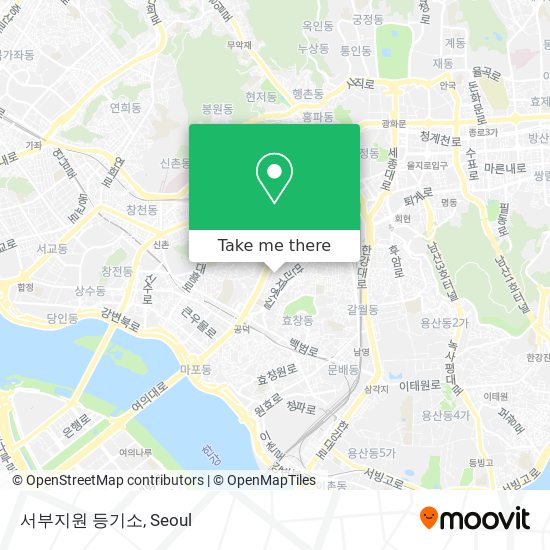 서부지원 등기소 map