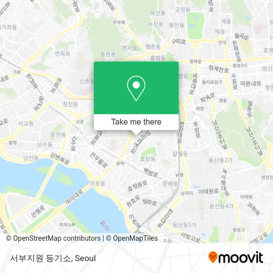 서부지원 등기소 map