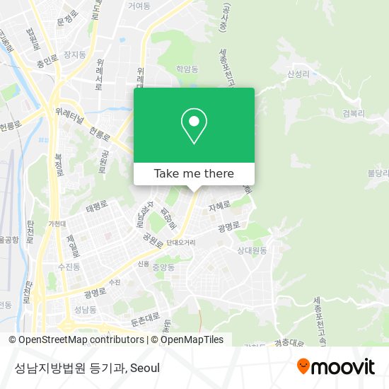 성남지방법원 등기과 map