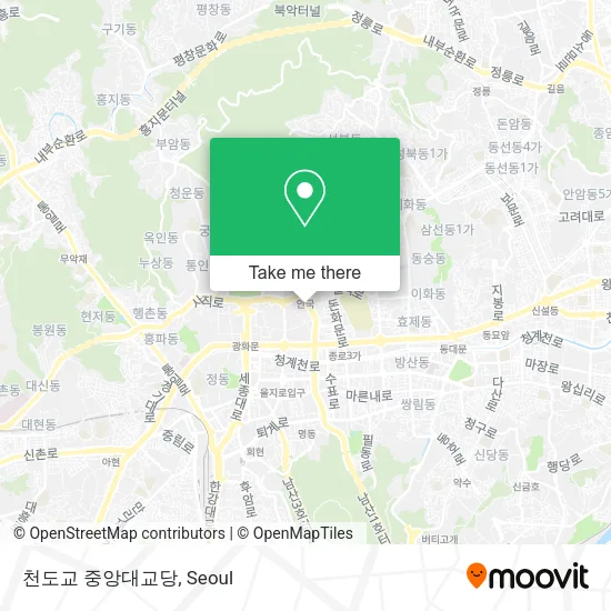 천도교 중앙대교당 map