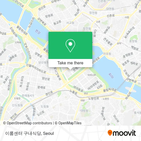 이룸센터 구내식당 map