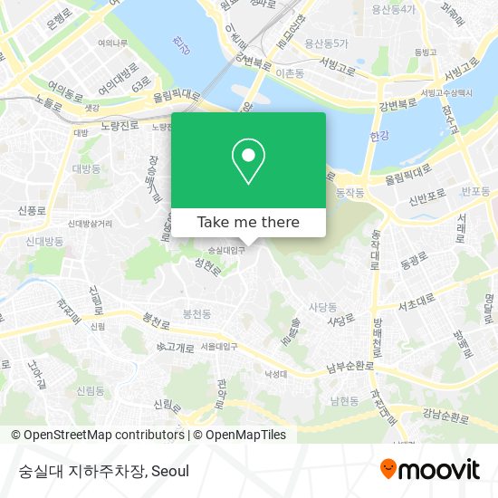 숭실대 지하주차장 map