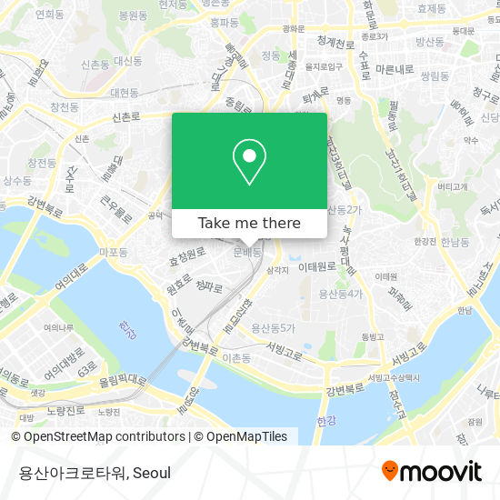 용산아크로타워 map