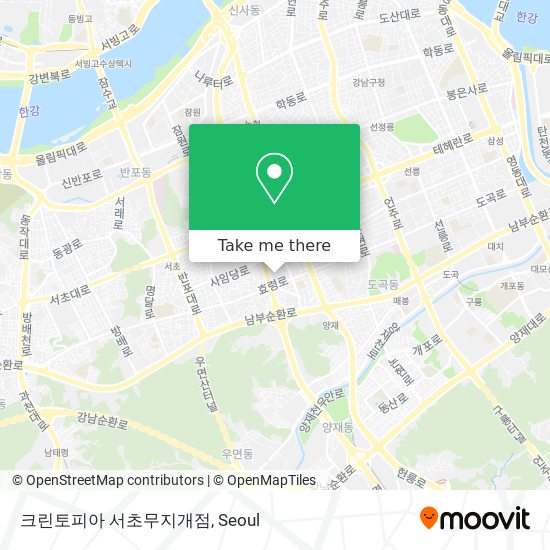 크린토피아 서초무지개점 map