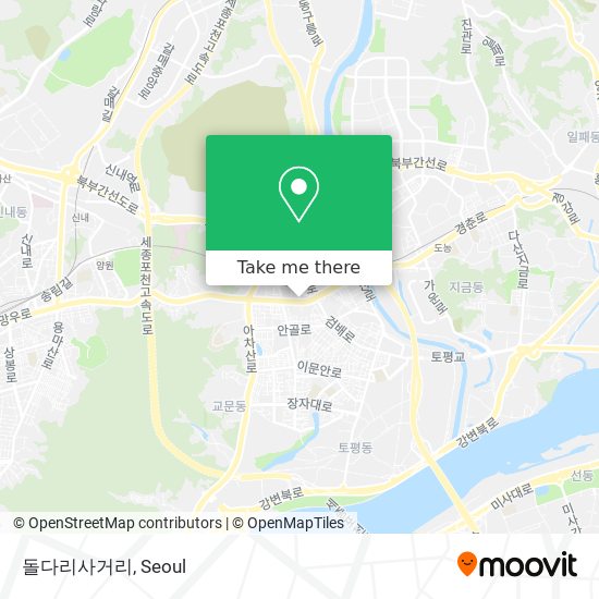 돌다리사거리 map
