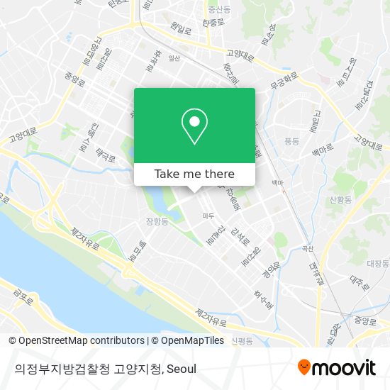 의정부지방검찰청 고양지청 map
