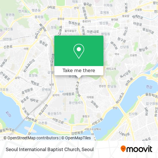 Seoul International Baptist Church map