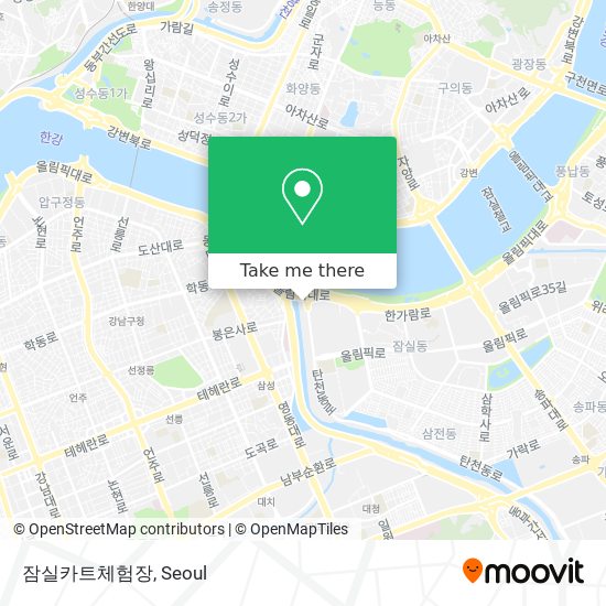 잠실카트체험장 map