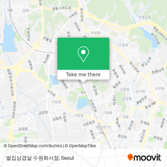 벌집삼겹살 수원화서점 map