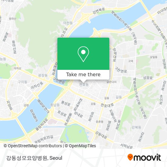 강동성모요양병원 map