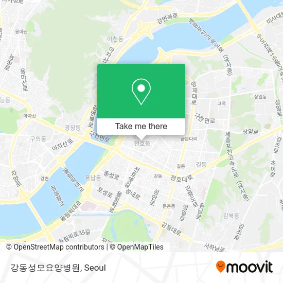 강동성모요양병원 map