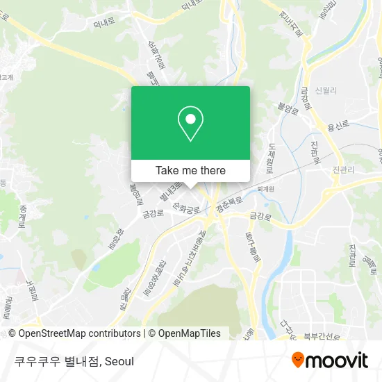 쿠우쿠우 별내점 map