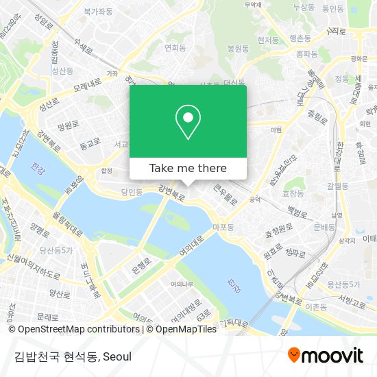 김밥천국 현석동 map