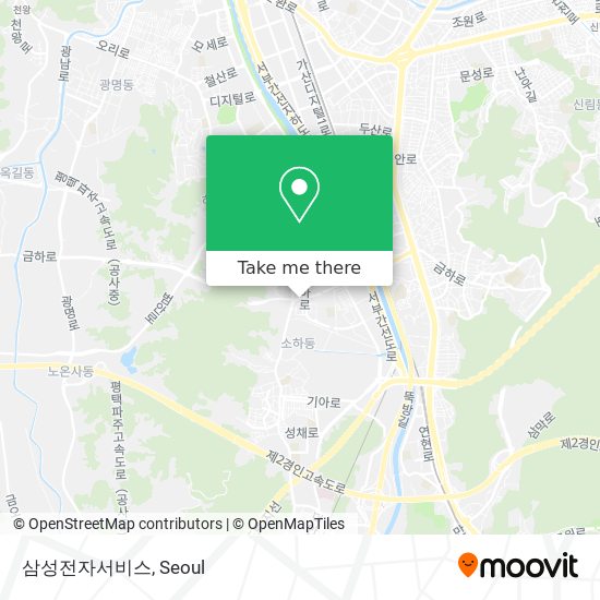 삼성전자서비스 map