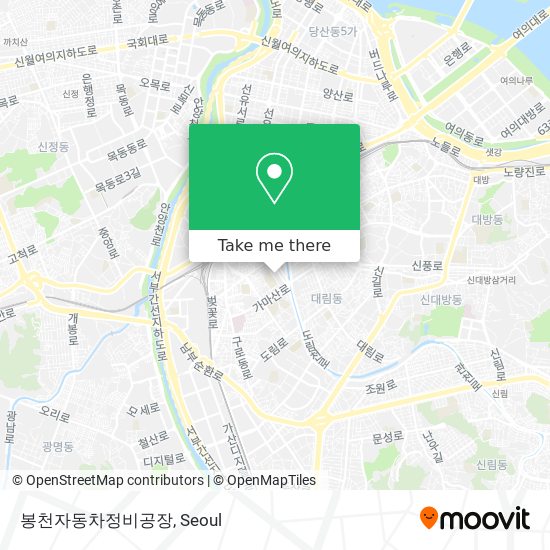 봉천자동차정비공장 map