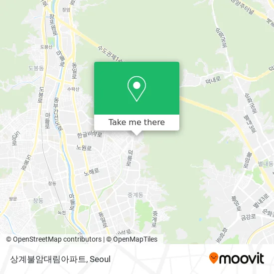 상계불암대림아파트 map