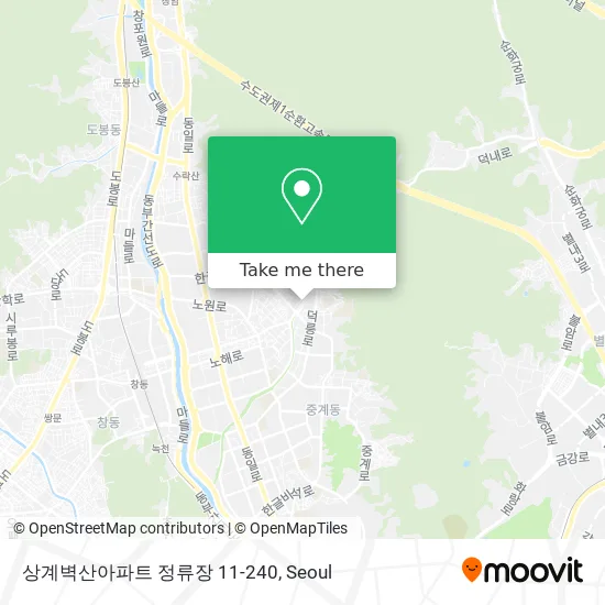 상계벽산아파트 정류장 11-240 map