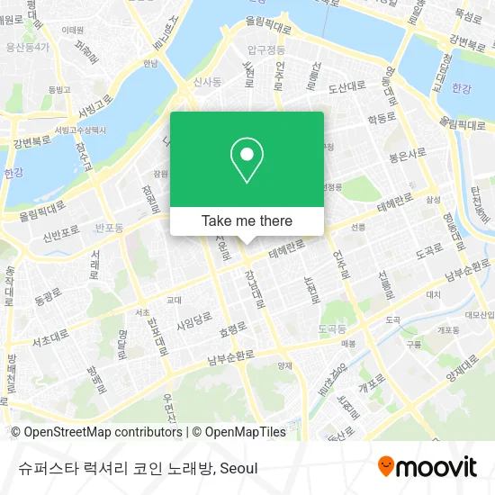 슈퍼스타 럭셔리 코인 노래방 map