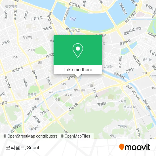코믹월드 map