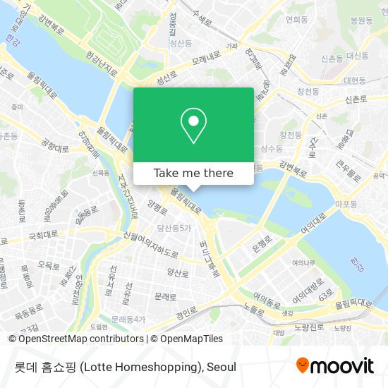 롯데 홈쇼핑 (Lotte Homeshopping) map