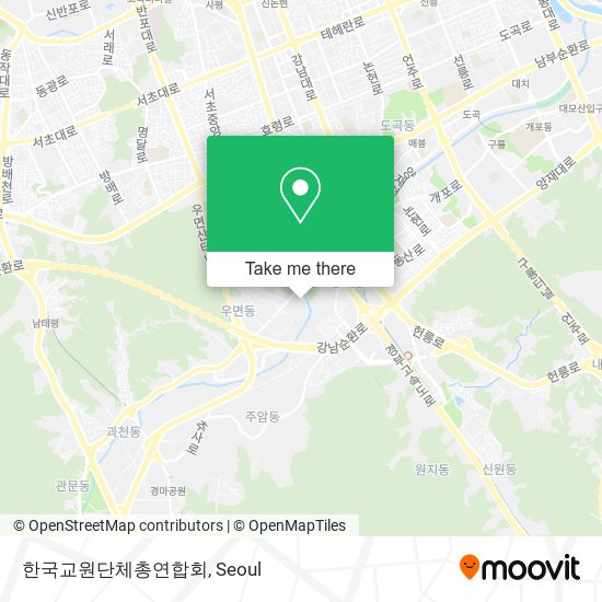 한국교원단체총연합회 map