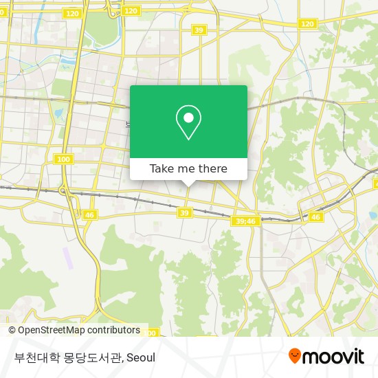 부천대학 몽당도서관 map
