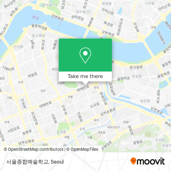 서울종합예술학교 map