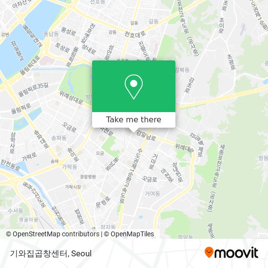 기와집곱창센터 map