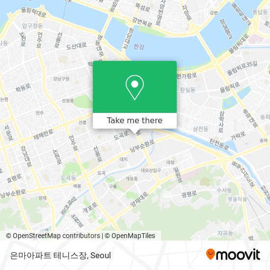 은마아파트 테니스장 map