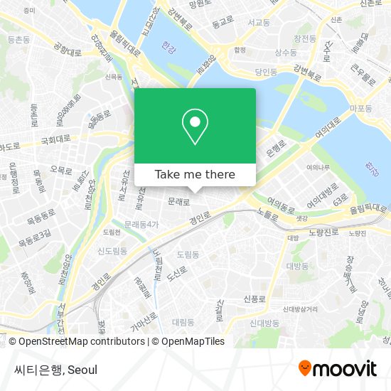 씨티은행 map