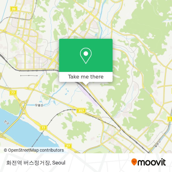 화전역 버스정거장 map