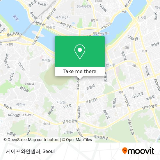 케이프와인셀러 map