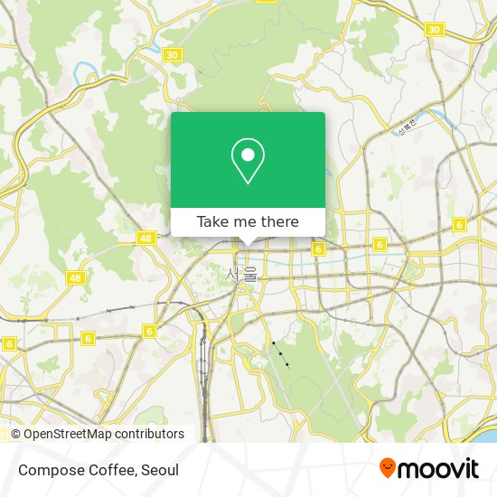Compose Coffee map