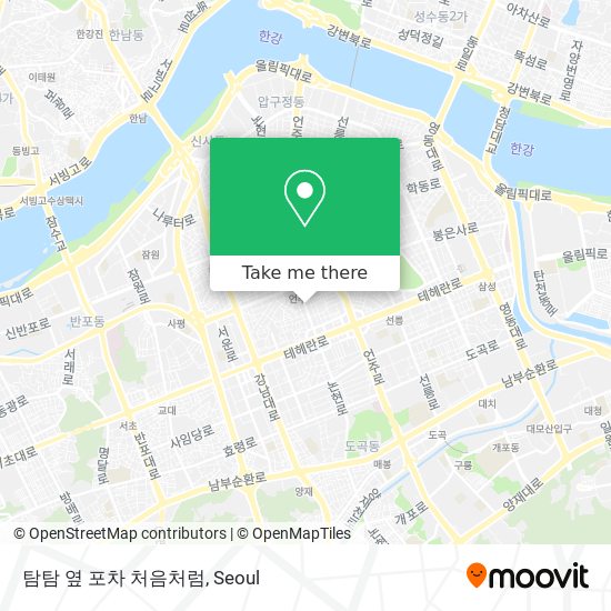 탐탐 옆 포차 처음처럼 map