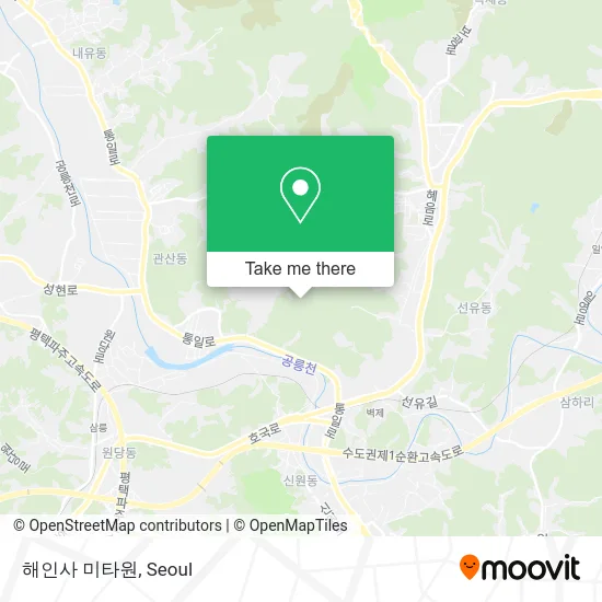 해인사 미타원 map