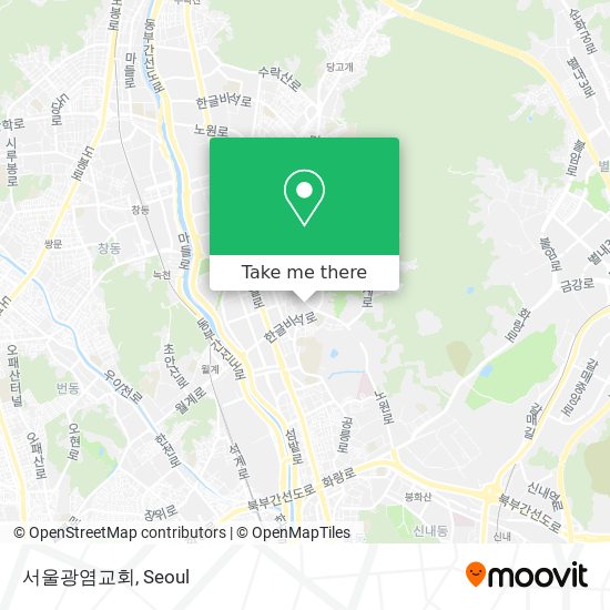 서울광염교회 map