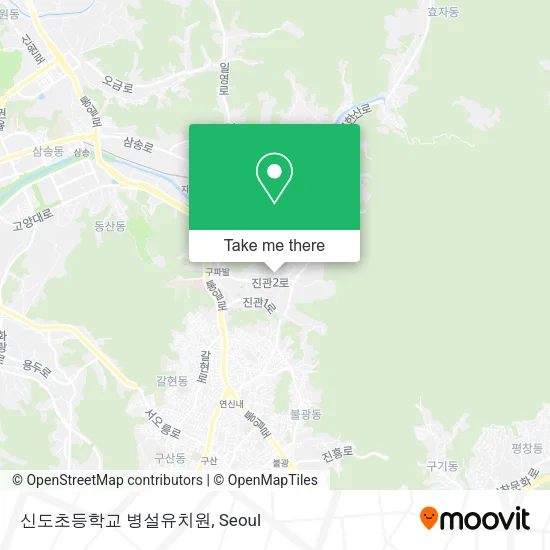 신도초등학교 병설유치원 map